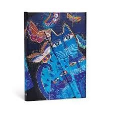 AGENDA 2019 PAPERBLANKS BLUE CATS Y BUTTERFLIES MIDI | 9781439749371 | Llibreria La Gralla | Librería online de Granollers