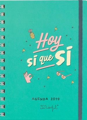 AGENDA 2019 MR WONDERFUL HOY SI QUE SI | 8435460735032 | Llibreria La Gralla | Llibreria online de Granollers