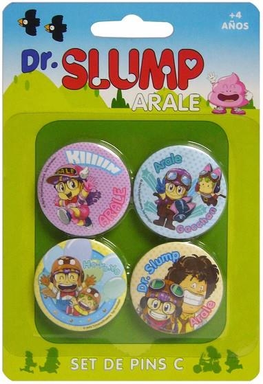 DR. SLUMP SET DE PINS MODEL C | 8436535273312 | SD TOYS | Llibreria La Gralla | Librería online de Granollers