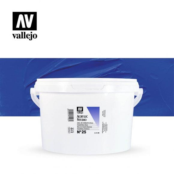 ACRÍLIC STUDIO VALLEJO 2000ML 25 BLAU DE COBALT | 8429551250252 | 25025 | Llibreria La Gralla | Llibreria online de Granollers