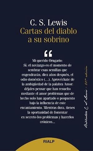 CARTAS DEL DIABLO A SU SOBRINO | 9788432147357 | LEWIS , CLIVE STAPLES | Llibreria La Gralla | Librería online de Granollers