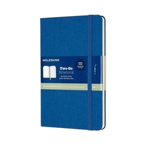 LLIBRETA MOLESKINE TWO-GO BLAU LAPISLAZULI 2018 | 8058647620176 | PUN0012540 | Llibreria La Gralla | Llibreria online de Granollers
