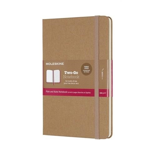 LLIBRETA MOLESKINE TWO-GO TAPA DURA MARRÓ KRAFT 2018 | 8058647620206 | PUN0012543 | Llibreria La Gralla | Llibreria online de Granollers