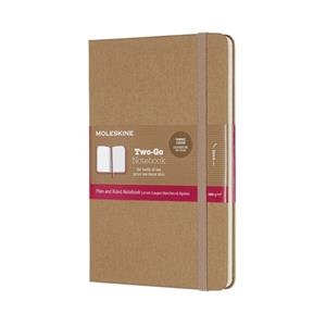 LLIBRETA MOLESKINE TWO-GO TAPA DURA MARRÓ KRAFT 2018 | 8058647620206 | PUN0012543 | Llibreria La Gralla | Llibreria online de Granollers