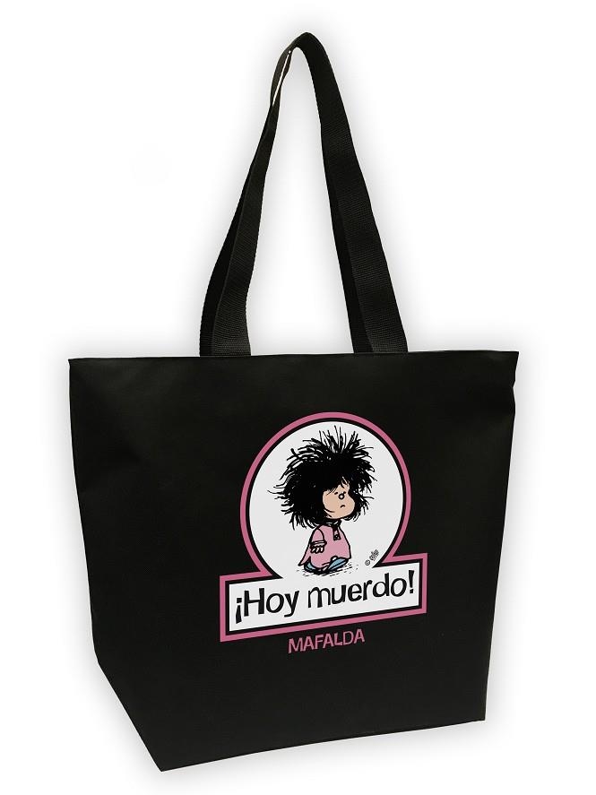 BOLSA MEGA SHOPPER MAFALDA. HOY MUERDO | 9788893674690 | QUINO | Llibreria La Gralla | Librería online de Granollers