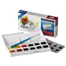 CAIXA AQUAREL.LES DALER ROWNEY AQUAFINE 12 PASTILLES | 5011386117058 | 131900001 | Llibreria La Gralla | Llibreria online de Granollers