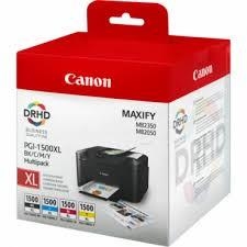 MULTIPACK CANON PGI 1500XL BK/C/Y/M | 8714574623238 | 9182B004 | Llibreria La Gralla | Librería online de Granollers