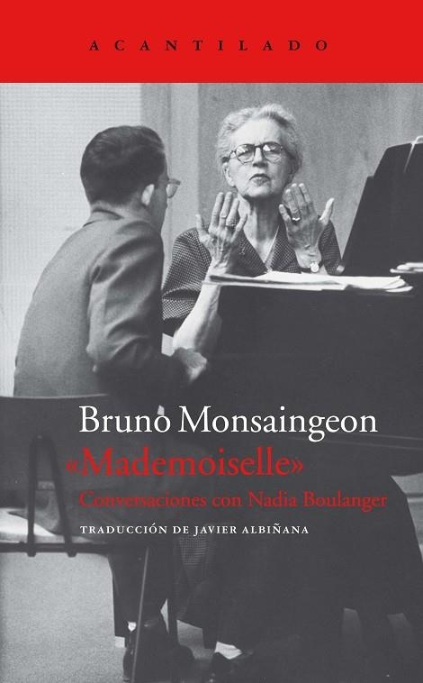 MADEMOISELLE CONVERSACIONES CON NADIA BOULANGER | 9788417346331 | MONSAINGEON, BRUNO | Llibreria La Gralla | Llibreria online de Granollers