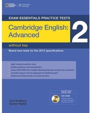 CAMB CAE PRACTICE TEST 2+DVDR | 9781285745091 | BRADBURY, TOM/YEATES, EUNICE | Llibreria La Gralla | Librería online de Granollers