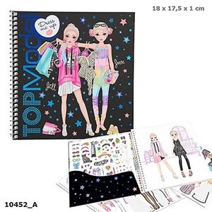 QUADERN DRESS ME UP AMB CALCOMANIES TOP MODEL | 4010070399948 | TOP10452 | Llibreria La Gralla | Librería online de Granollers