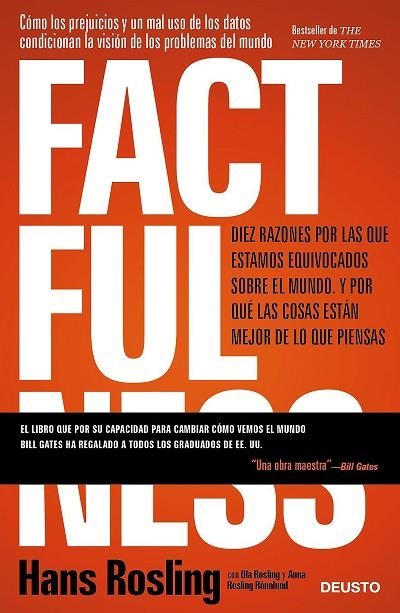 FACTFULNESS | 9788423429967 | ROSLING, HANS; ROSLING, OLA; ROSLING, ANNA | Llibreria La Gralla | Llibreria online de Granollers