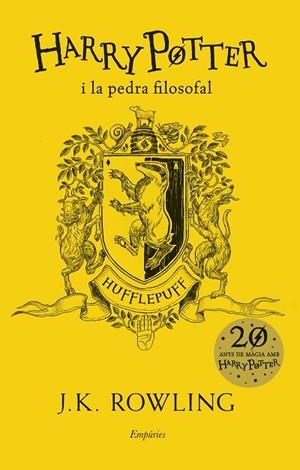 HARRY POTTER I LA PEDRA FILOSOFAL HUFFLEPUFF | 9788417016685 | ROWLING, J.K. | Llibreria La Gralla | Librería online de Granollers
