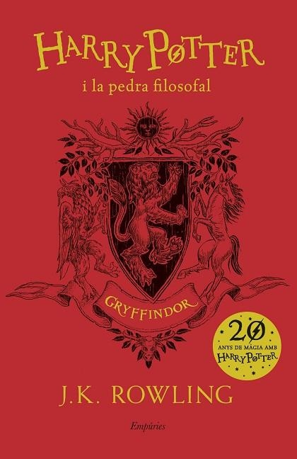 HARRY POTTER I LA PEDRA FILOSOFAL GRYFFINDOR | 9788417016678 | ROWLING, J.K. | Llibreria La Gralla | Llibreria online de Granollers