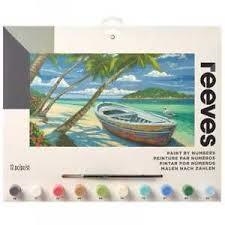 SET PINTURA-NUMEROS REEVES PLATJA TROPICAL | 780804862973 | 780804862973 | Llibreria La Gralla | Llibreria online de Granollers