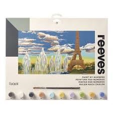 SET PINTURA-NUMEROS REEVES TORRE EIFFEL | 780804862850 | 780804862850 | Llibreria La Gralla | Llibreria online de Granollers