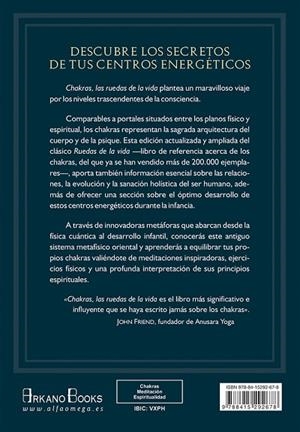 CHAKRAS LAS RUEDAS DE LA VIDA | 9788415292678 | JUDITH, ANODEA | Llibreria La Gralla | Llibreria online de Granollers