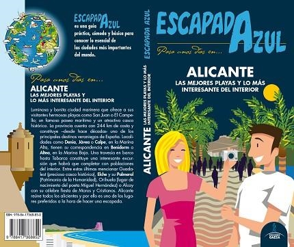 ALICANTE ESCAPADA AZUL 2018 | 9788417368852 | VVAA | Llibreria La Gralla | Librería online de Granollers