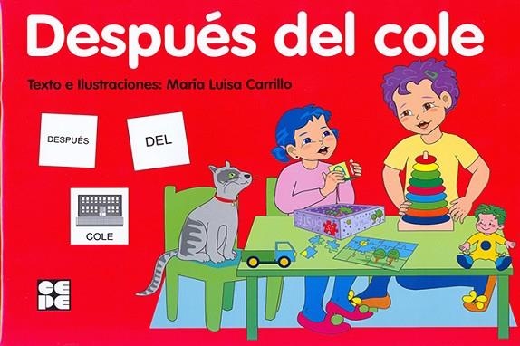 DESPUÉS DEL COLE | 9788478699704 | CARRILLO ROJO, MARÍA LUISA | Llibreria La Gralla | Librería online de Granollers