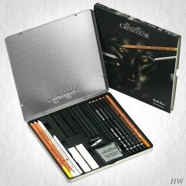 CAIXA WOLF BOX DIBUIX 25 PECES | 9014400252816 | 91400-2602 | Llibreria La Gralla | Librería online de Granollers