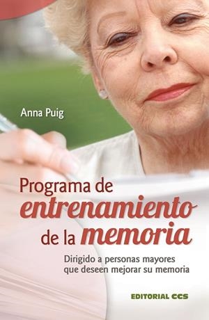 PROGRAMA DE ENTRENAMIENTO DE LA MEMORIA | 9788498421149 | PUIG ALEMÁN, ANNA | Llibreria La Gralla | Librería online de Granollers