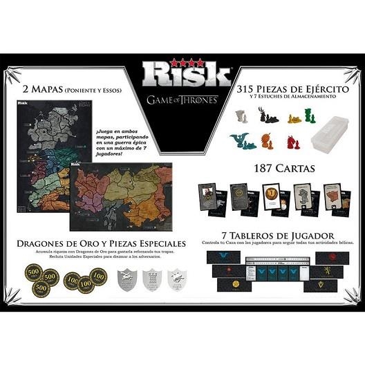 RISK JUEGO DE TRONOS EDICION DE LUXE | 8437013482820 | HASBRO GAMING | Llibreria La Gralla | Llibreria online de Granollers