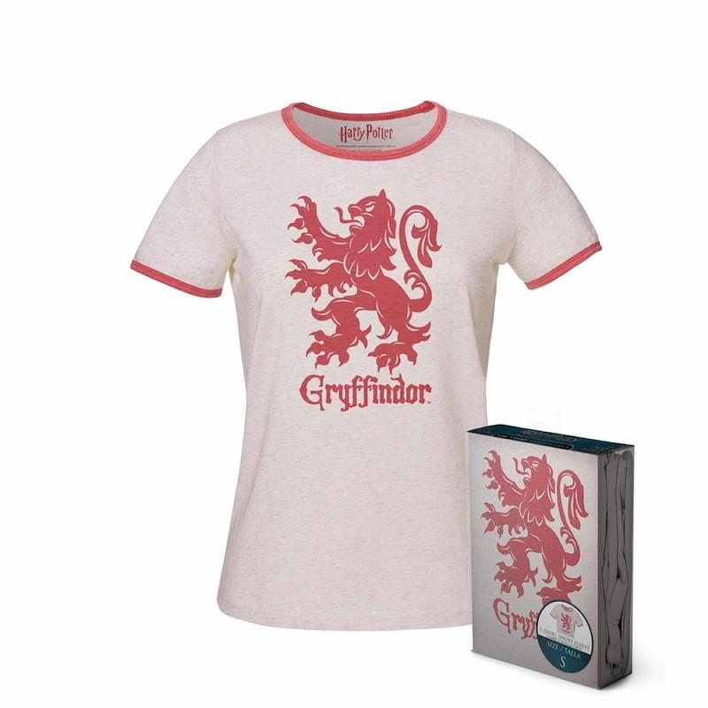 CAMIETA MANGA CORTA CHICA ESCUDO GRIFFYNDOR HARRY POTTER TALLA S-M | 8435450218187 | SD TOYS | Llibreria La Gralla | Librería online de Granollers