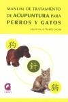 MANUAL DE TRATAMIENTOS DE ACUPUNTURA PARA PERROS Y GATOS | 9788483522844 | MEDECINE &AMP /  HEALTH | Llibreria La Gralla | Librería online de Granollers