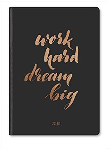 AGENDA 2019 WORK HARD DREAM BIG MIDIFLEXI NEGRA | 4002725963352 | TENEUES | Llibreria La Gralla | Llibreria online de Granollers