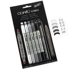 COPIC CIAO 5+1 SET GRIS | 4013695261386 | 22075554 | Llibreria La Gralla | Llibreria online de Granollers