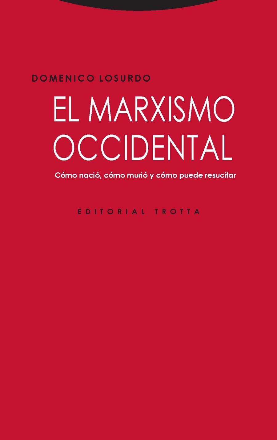 MARXISMO OCCIDENTAL, EL  | 9788498797640 | LOSURDO, DOMENICO | Llibreria La Gralla | Llibreria online de Granollers