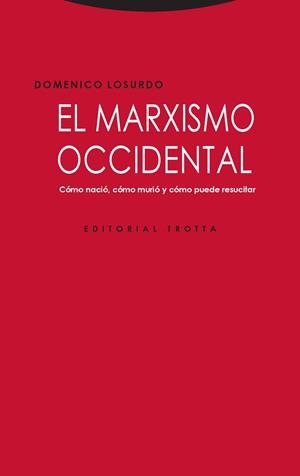 MARXISMO OCCIDENTAL, EL  | 9788498797640 | LOSURDO, DOMENICO | Llibreria La Gralla | Librería online de Granollers