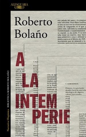 A LA INTEMPERIE | 9788420431598 | BOLAÑO, ROBERTO | Llibreria La Gralla | Llibreria online de Granollers