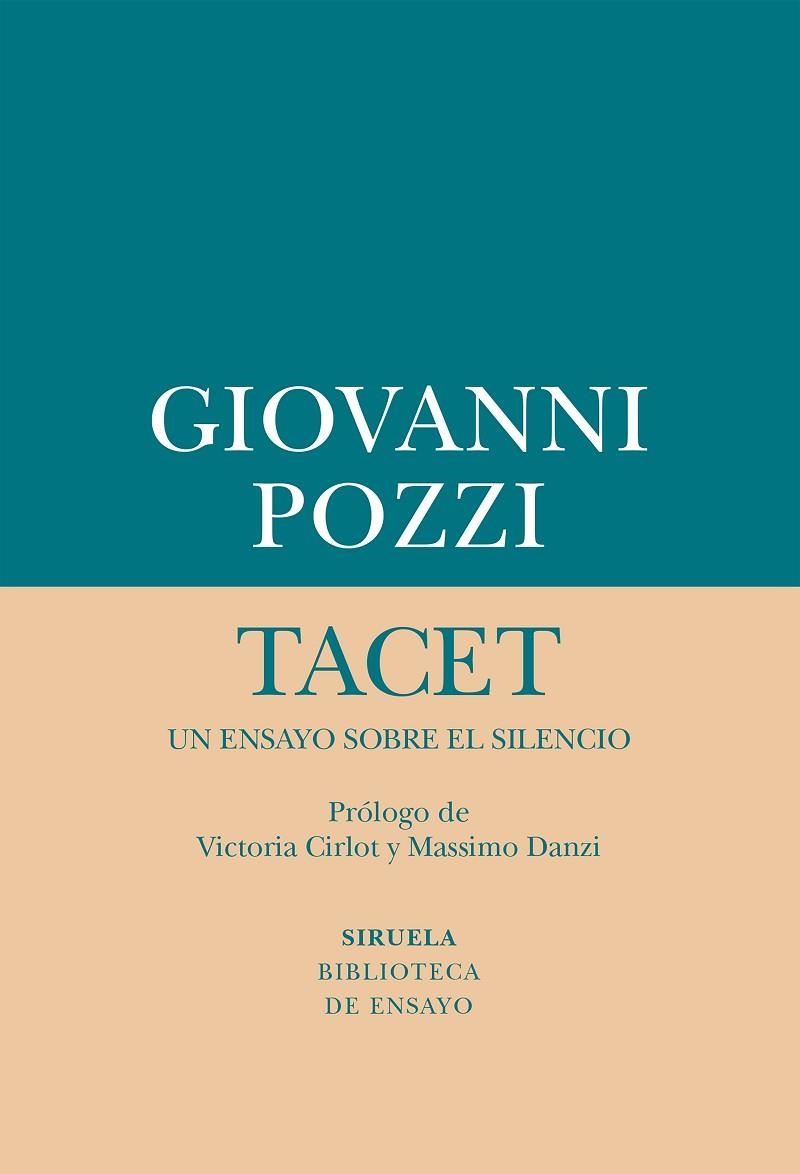 TACET: UN ENSAYO SOBRE EL SILENCIO | 9788417624149 | POZZI, GIOVANNI | Llibreria La Gralla | Llibreria online de Granollers