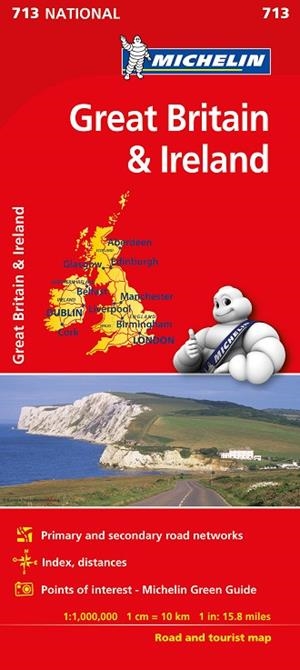 MAPA NATIONAL GRAN BRETAÑA IRLANDA 2019 | 9782067170278 | VARIOS AUTORES | Llibreria La Gralla | Librería online de Granollers