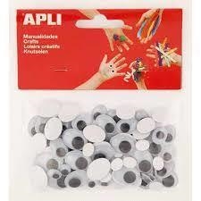 ULLS MOBILS NEGRES OVALS ADH 100 UNIT | 8410782132646 | 13264 | Llibreria La Gralla | Llibreria online de Granollers