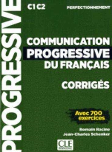 COMMUNICATION PROGRESSIVE NIVEAU PERFECTIONNEMENT  CORRIGÉS | 9782090380712 | RACINE, ROMAIN; SCHENKER, JEAN CHARLES | Llibreria La Gralla | Librería online de Granollers