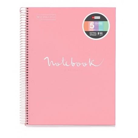 LLIBRETA A4 MIQUELRIUS NOTEBOOK 5 EMOTIONS ROSA | 8422593460689 | 46068 | Llibreria La Gralla | Librería online de Granollers