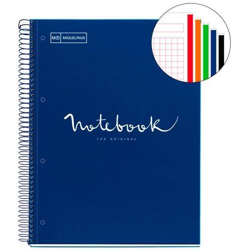 LLIBRETA A4 MIQUELRIUS NOTEBOOK 5 EMOTIONS BLAU MARI | 8422593460634 | 46063 | Llibreria La Gralla | Librería online de Granollers