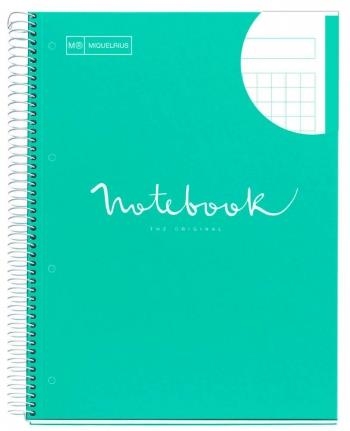 LLIBRETA A4 MIQUELRIUS NOTEBOOK EMOTIONS VERD MENTA | 8422593460504 | 46050 | Llibreria La Gralla | Librería online de Granollers