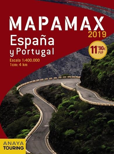 MAPAMAX -2019 | 9788491581635 | ANAYA TOURING | Llibreria La Gralla | Llibreria online de Granollers
