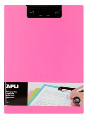 MINICLIP APLI A4 ROSA | 8410782172086 | APL17208 | Llibreria La Gralla | Llibreria online de Granollers