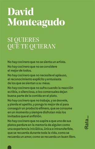SI QUIERES QUE TE QUIERAN | 9788416738465 | MONTEAGUDO, DAVID | Llibreria La Gralla | Librería online de Granollers