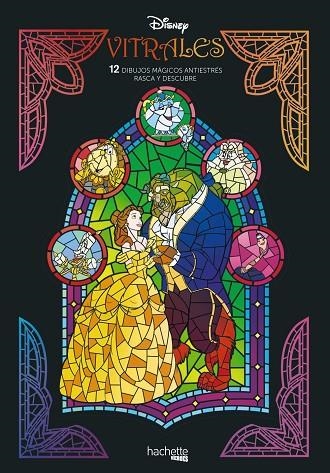 VITRALES DISNEY. 12 DIBUJOS ANTIESTRÉS: RASCA Y DESCUBRE | 9788417240837 | VARIOS AUTORES | Llibreria La Gralla | Librería online de Granollers