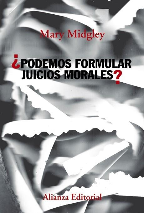 PODEMOS FORMULAR JUICIOS MORALES? | 9788491814092 | MIDGLEY, MARY | Llibreria La Gralla | Llibreria online de Granollers