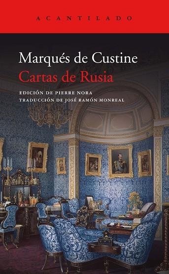 CARTAS DE RUSIA | 9788417346546 | MARQUÉS DE CUSTINE | Llibreria La Gralla | Llibreria online de Granollers