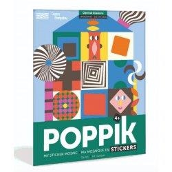 POPPIK POSTER ENGANXINES OPTICAL ART +4 | 3760262410470 | PPMAT009 | Llibreria La Gralla | Librería online de Granollers