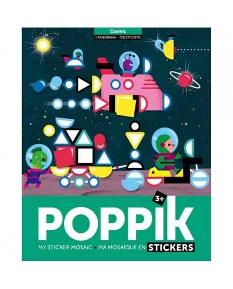 POPPIK POSTER ENGANXINES COSMIC +3 | 3760262410302 | PPMAT006 | Llibreria La Gralla | Llibreria online de Granollers