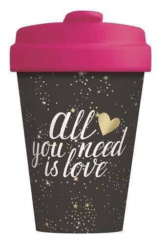 TASSA BAMBOO ALL YOU NEED IS LOVE  | 4260375689392 | MANBCP300 | Llibreria La Gralla | Librería online de Granollers
