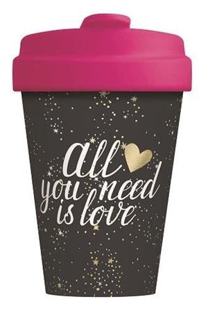 TASSA BAMBOO ALL YOU NEED IS LOVE  | 4260375689392 | MANBCP300 | Llibreria La Gralla | Librería online de Granollers