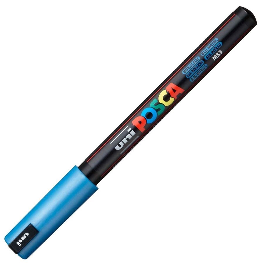 RETOLADOR POSCA PC 1MR 0.7MM BLAU METALIC M33 | 4902778089934 | 289892000 | Llibreria La Gralla | Librería online de Granollers